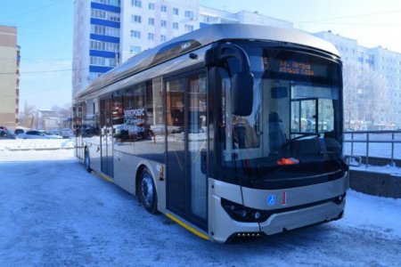 В одном из городов Башкортостана начал ездить электробус