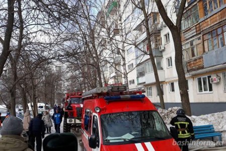 В Уфе из-за пожара на улице Зорге эвакуировали 40 человек