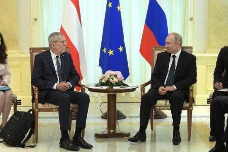 Владимир Путин провел переговоры с Федеральным президентом Австрии