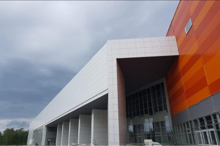 В Уфе строительство Центра спортивной подготовки в Затоне близится к завершению