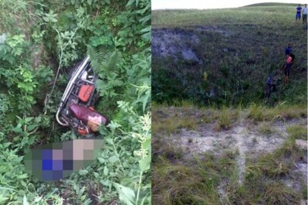 В Башкортостане в овраге нашли мертвого мотоциклиста