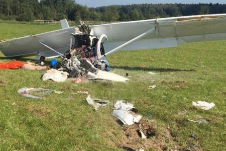 В Подмосковье при крушении легкомоторного самолета погиб пилот