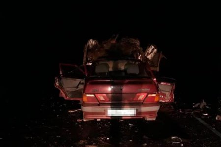В Башкортостане «ВАЗ-2115» врезался в попутный трактор, есть жертвы