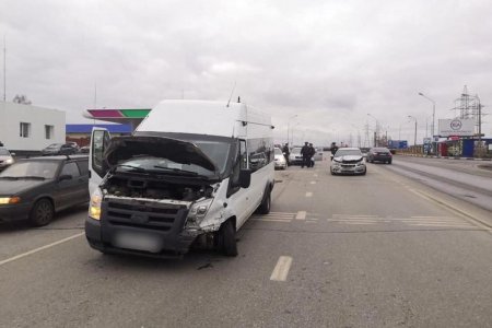 В Уфе в ДТП с участием автобуса пострадали трое детей и одна женщина