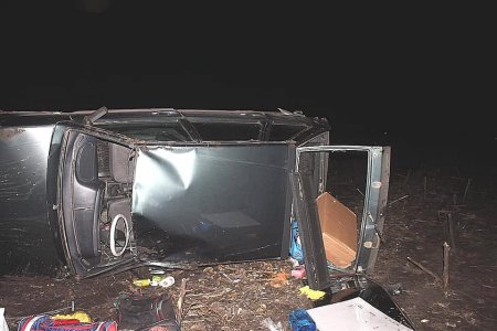 Ночью в Башкортостане опрокинулся автомобиль: погиб 32-летний водитель