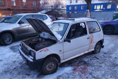 В МВД Уфы прокомментировали инцидент с измазанным кровью автомобилем «Ока»