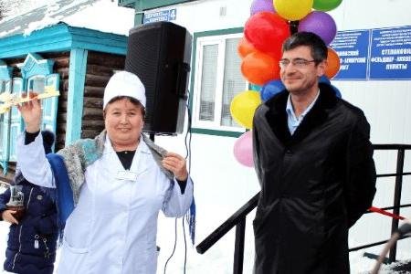 В Аургазинском районе Башкортостана открыли первый модульный ФАП