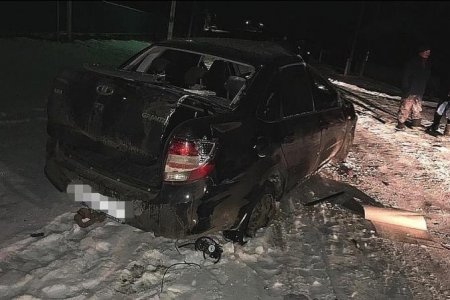 В Башкортостане перевернулась «Lada Granta»: водитель погиб