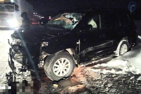 В Башкортостане столкнулись встречные Fiat Doblo и Land Сruiser 200: есть пострадавшие