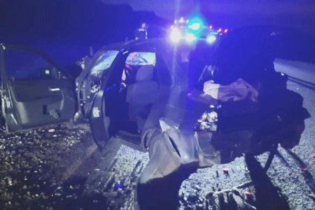 В Башкортостане на трассе столкнулись три автомобиля, есть пострадавший