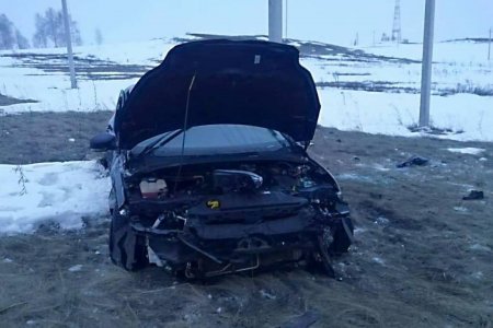 В Мелеузовском районе водитель за рулем Ford улетел в кювет