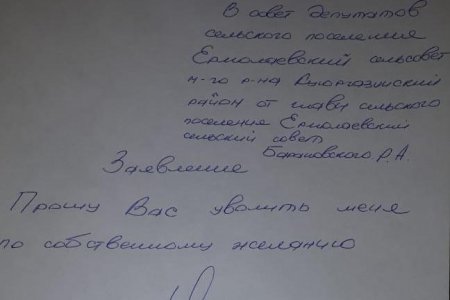 В Башкортостане глава Ермолаевского сельсовета отправлен в отставку