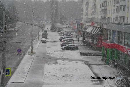 В Башкортостане ожидаются дождь со снегом и порывистый ветер